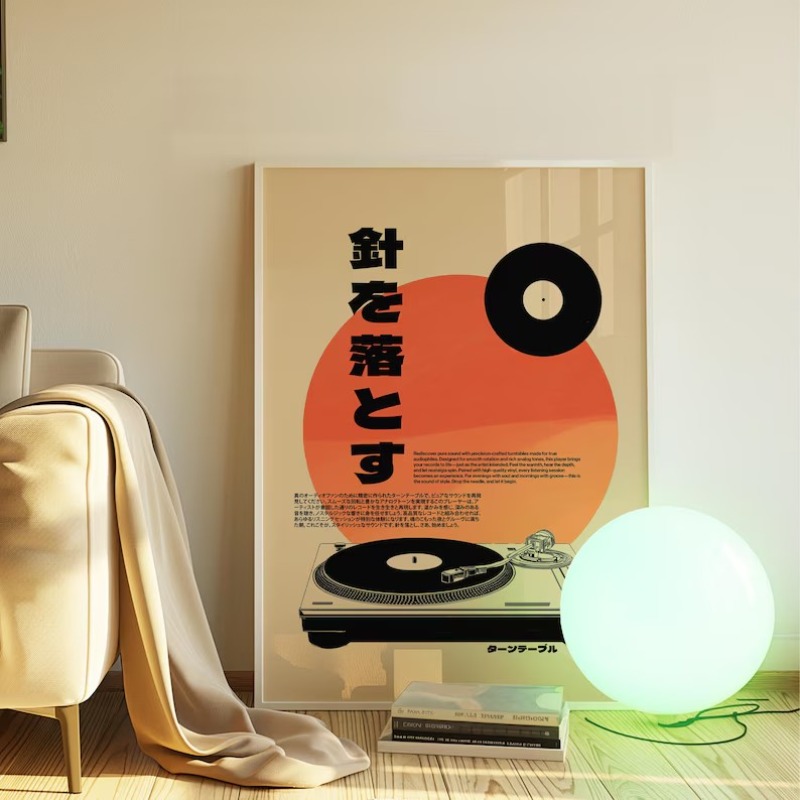 لوحة قماشية فنية بتصميم ياباني - مراجعة Japanese Tokyo Lifestyle وسعره